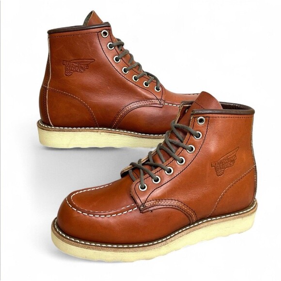 Red Wing Heritage 8875 Irish Setter Mens 4E Moc-Toe Work Boot 6" Oro Russet USA - Picture 1 of 16